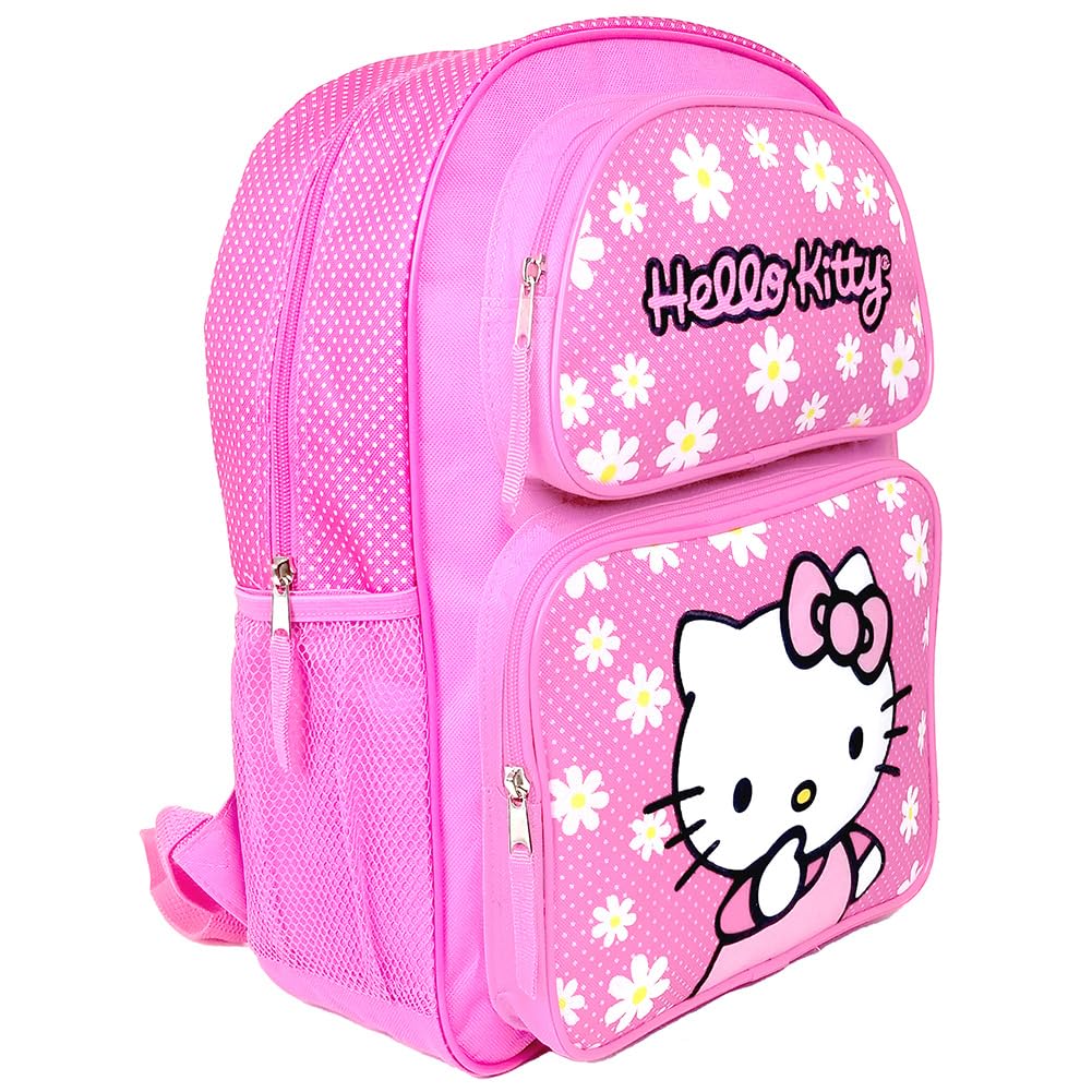 Hello Kitty Polka Dot Floral Large Backpack #C6CF92