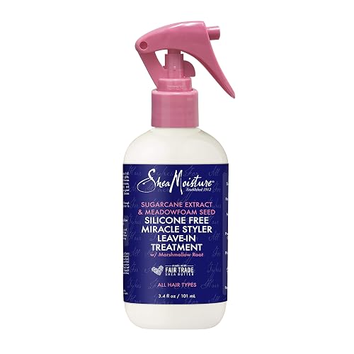 SheaMoisture Silicone Free Miracle Styler Leave-In Hair Treatment Trvl, 3.4 Fl Oz