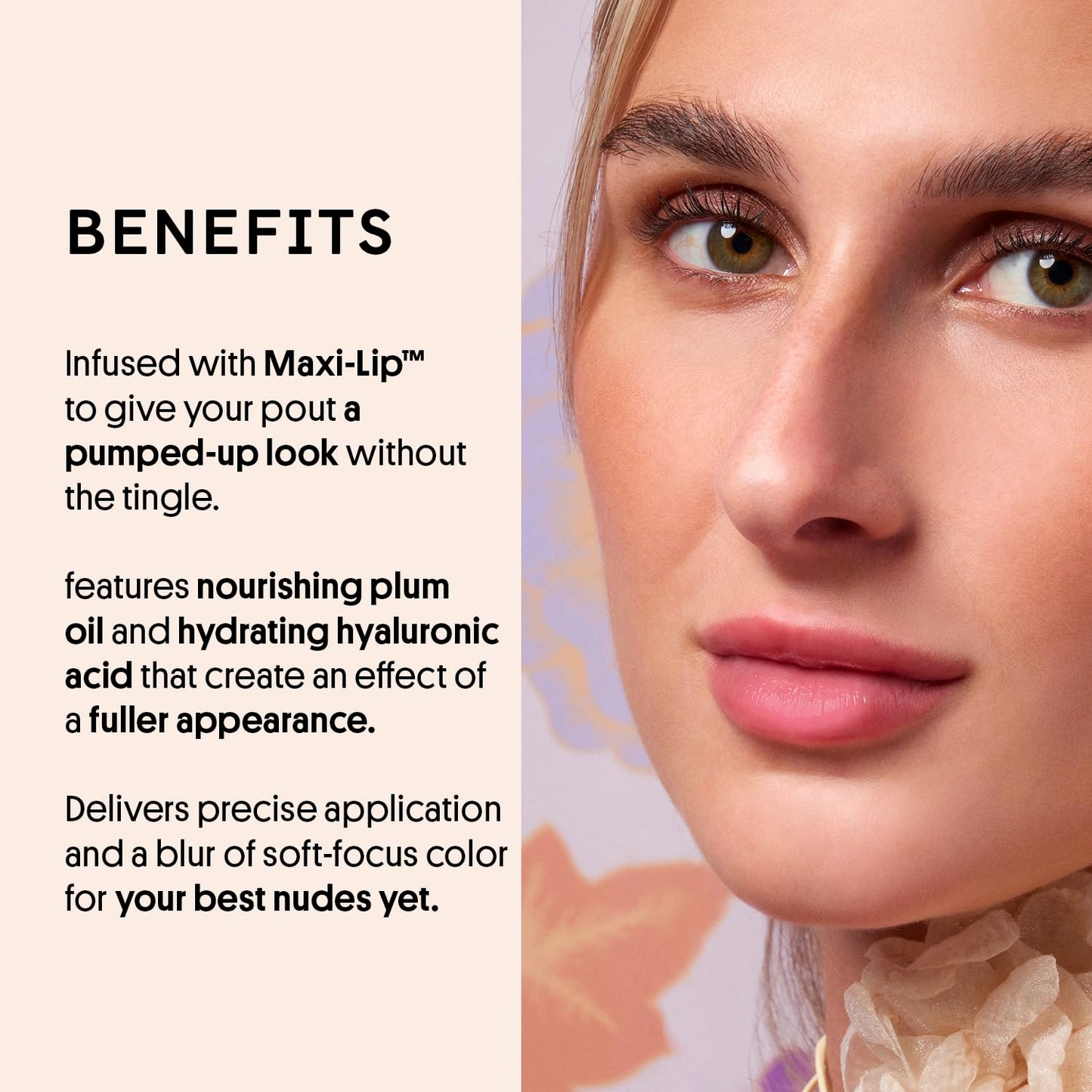 Winky Lux Skinny Plump Demi Matte Lipstick - Brownish Pink Lip, Natural Plump Lipstick, Weightless Long Lasting Soft Matte Lip Crayon, Infused with