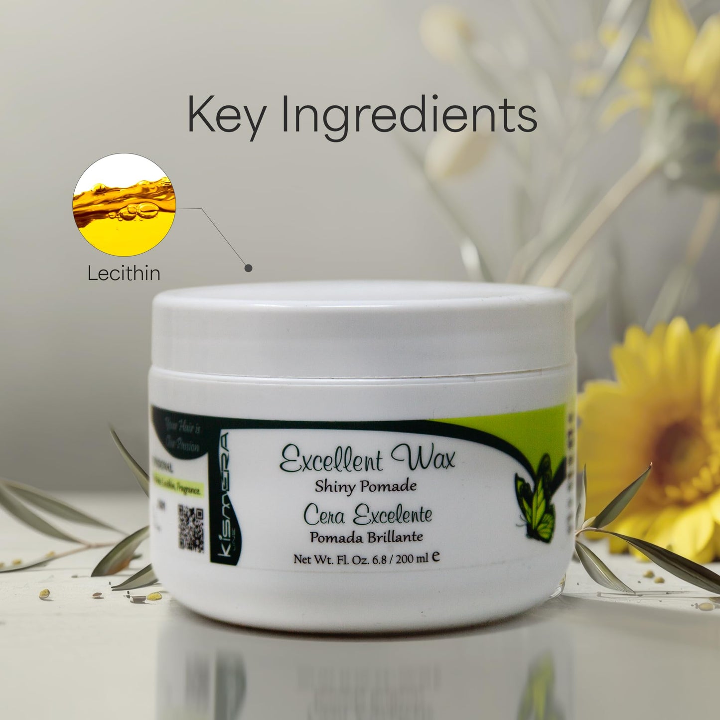 Kismera Excellent Wax Shiny Pomade 6.5oz