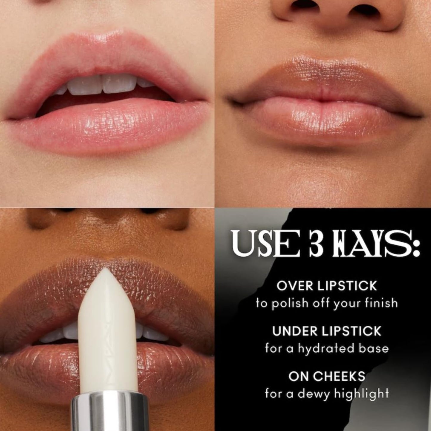 MAC Cosmetics M.A.Cximal Sleek Satin Lipstick - 000 In The Clear - 0.12 oz / 3.5 g