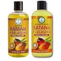 Batana Oil Shampoo with Collagen, Rosemary & Aloe Vera & Conditioner Combo - 16.9 fl oz Each - Nourishing & Moisturizing Combo - Salt-Free