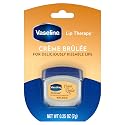 Vaseline Lip Therapy Creme Brulee 0.25 Ounce Jar (8 Pack) Disply