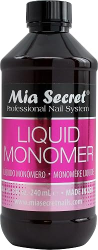 Mia Secret 8 oz / 240ml LIQUID MONOMER PROFESSIONAL ACRYLIC NAIL SYSTEM Beauty & Personal Care Mia Secret