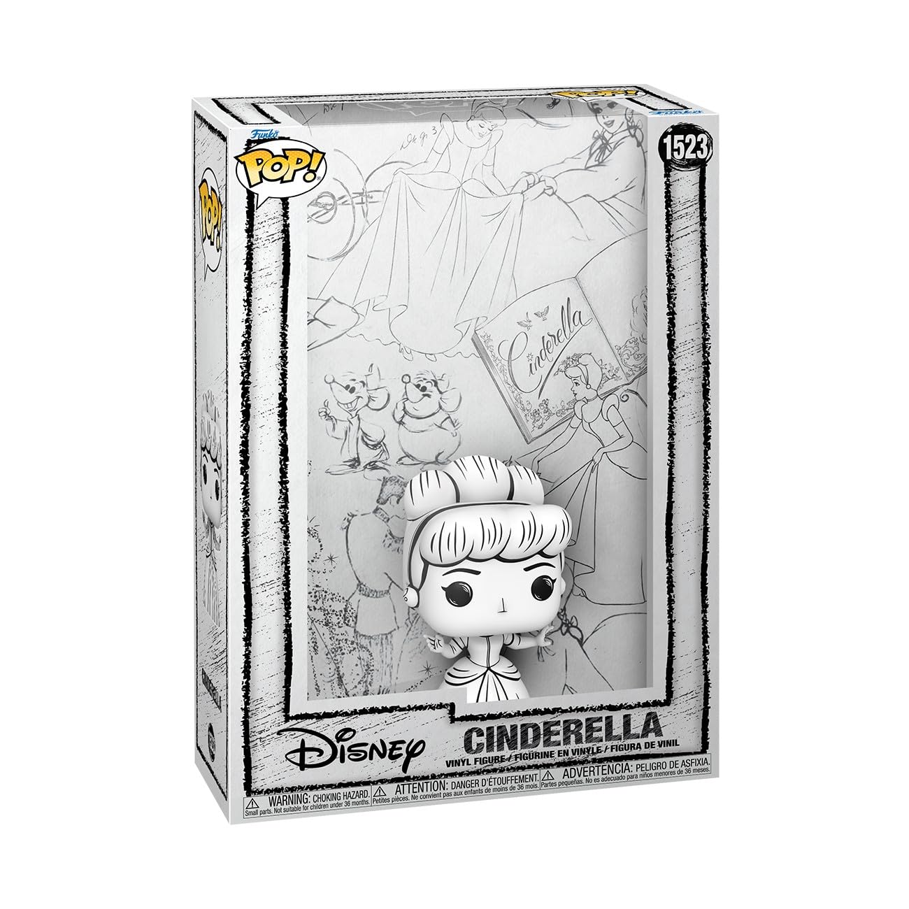 Funko POP Cover: Sketched - Cinderella - Collectable Vinyl Figure - Gift Idea - Official Merchandise - for Kids & Adults - Movies Fans - Model Figure…