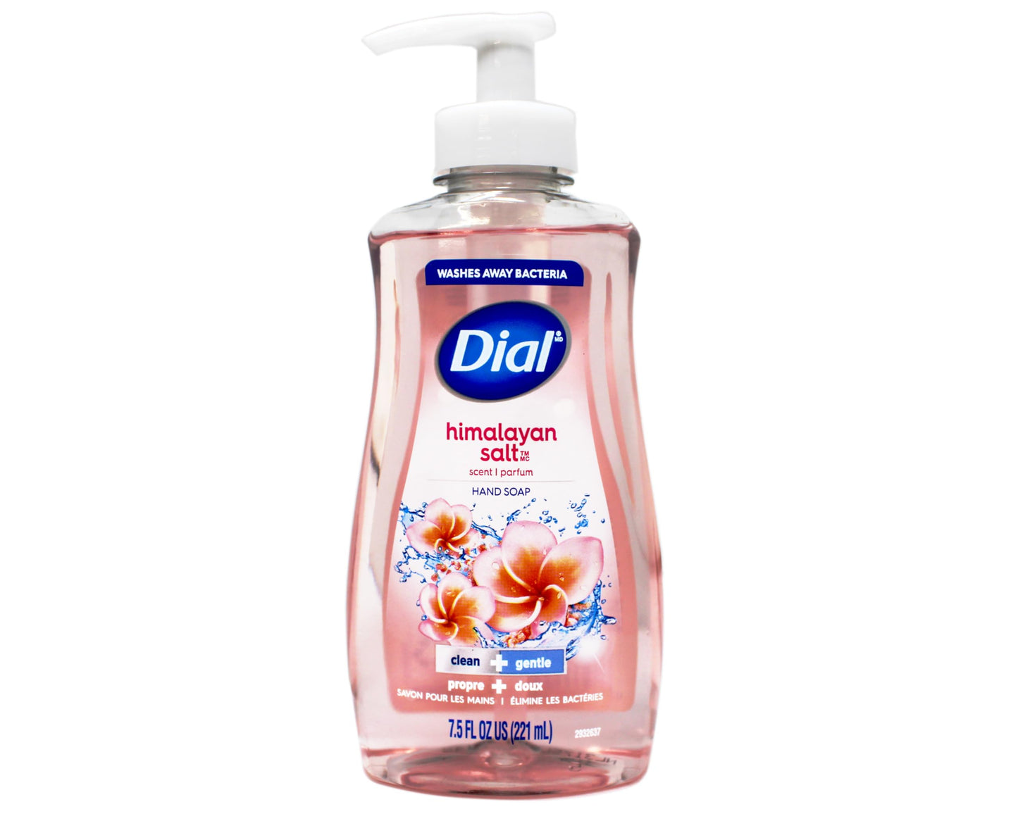 Dial Himalayan Pink Salt & Water Lily Hand Soap with Moisturizer 7.5 Oz (Pack of 6)