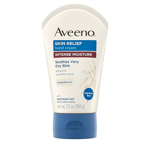 Aveeno Active Naturals Skin Relief Hand Cream, 3.5-Ounce Tubes (Pack of 3)