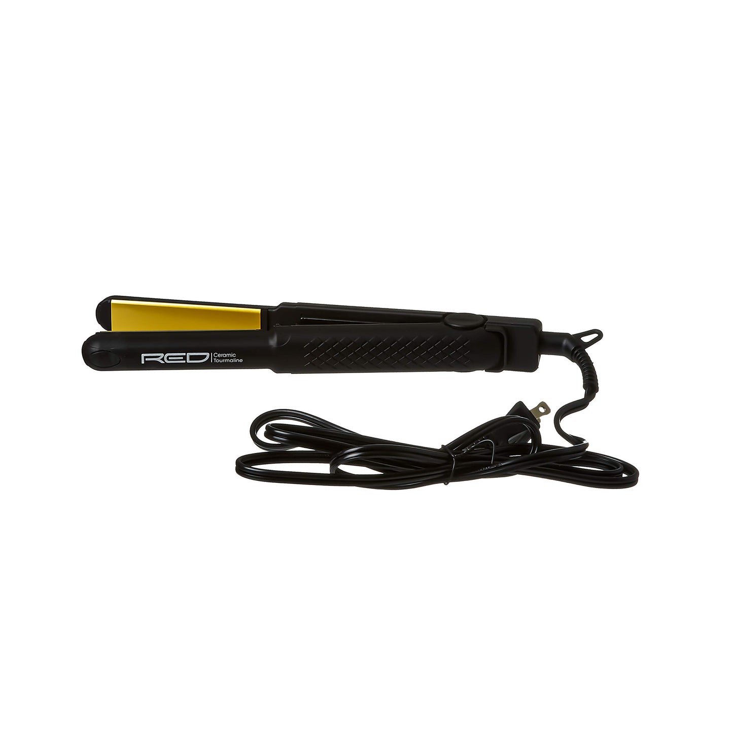 Kiss Products Red Ceramic Tourmaline Professinal Flat Iron, 0.75 Inch, 1 Pound