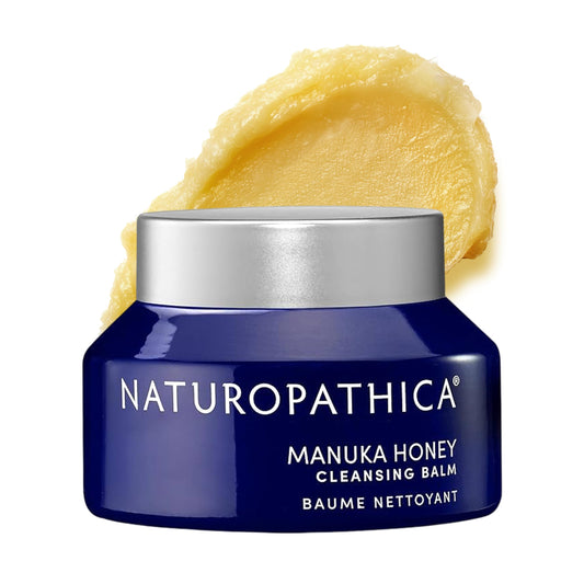 Naturopathica Manuka Honey Cleansing Balm, Manuka Honey Skin care, Makeup Removing Facial Cleanser, Gentle and Hydrating Face Wash, Cleansing Balm 2.8