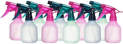 My Battery Supplier Empty Spray Bottle 8 oz. Frosted Assorted Colors (Pack of 10)