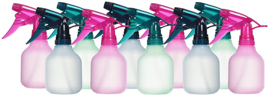 My Battery Supplier Empty Spray Bottle 8 oz. Frosted Assorted Colors (Pack of 10)