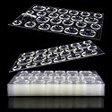 Allstarry 288pcs (12 Sheets) Adhesive Tabs Waterproof Breathable Glue Tabs Double-Sided Nail Jelly Sticker Super Sticky Fake Nail Glue Stickers