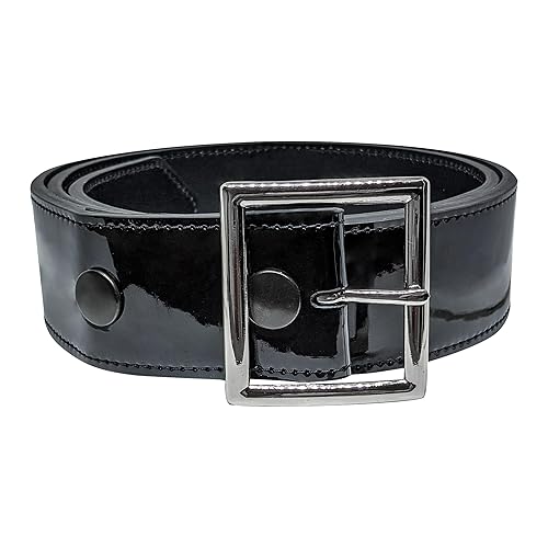 CHAMPRO Umpire Patent Leather Belt, 2X-Large, Black