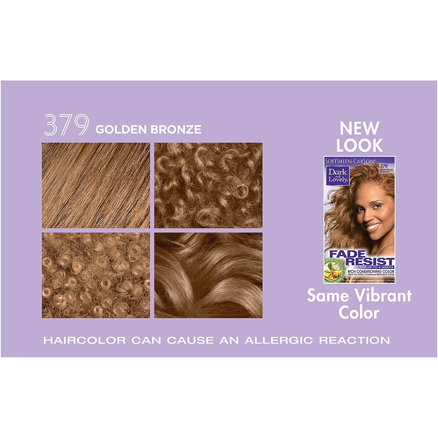 Dark & Lovely Color #379 Golden Bronze (Pack of 6)