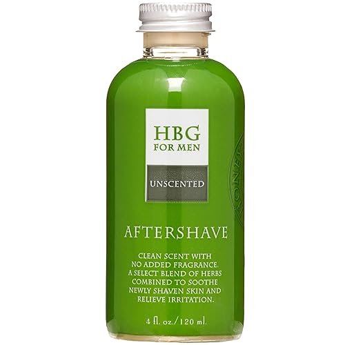 Honeybee Gardens Soothe & Refresh Herbal Aftershave with Aloe & Witch Hazel for Men - Unfragranced - The perfect blend for an all natural clean shave