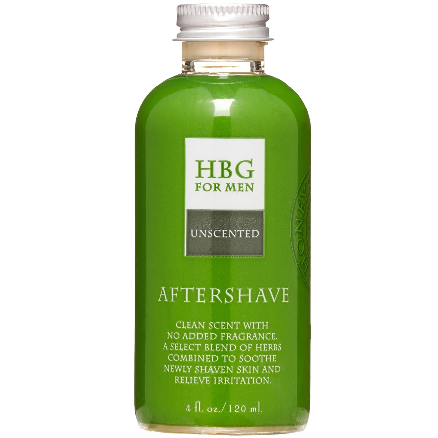 Honeybee Gardens Soothe & Refresh Herbal Aftershave with Aloe & Witch Hazel for Men - Unfragranced - The perfect blend for an all natural clean shave