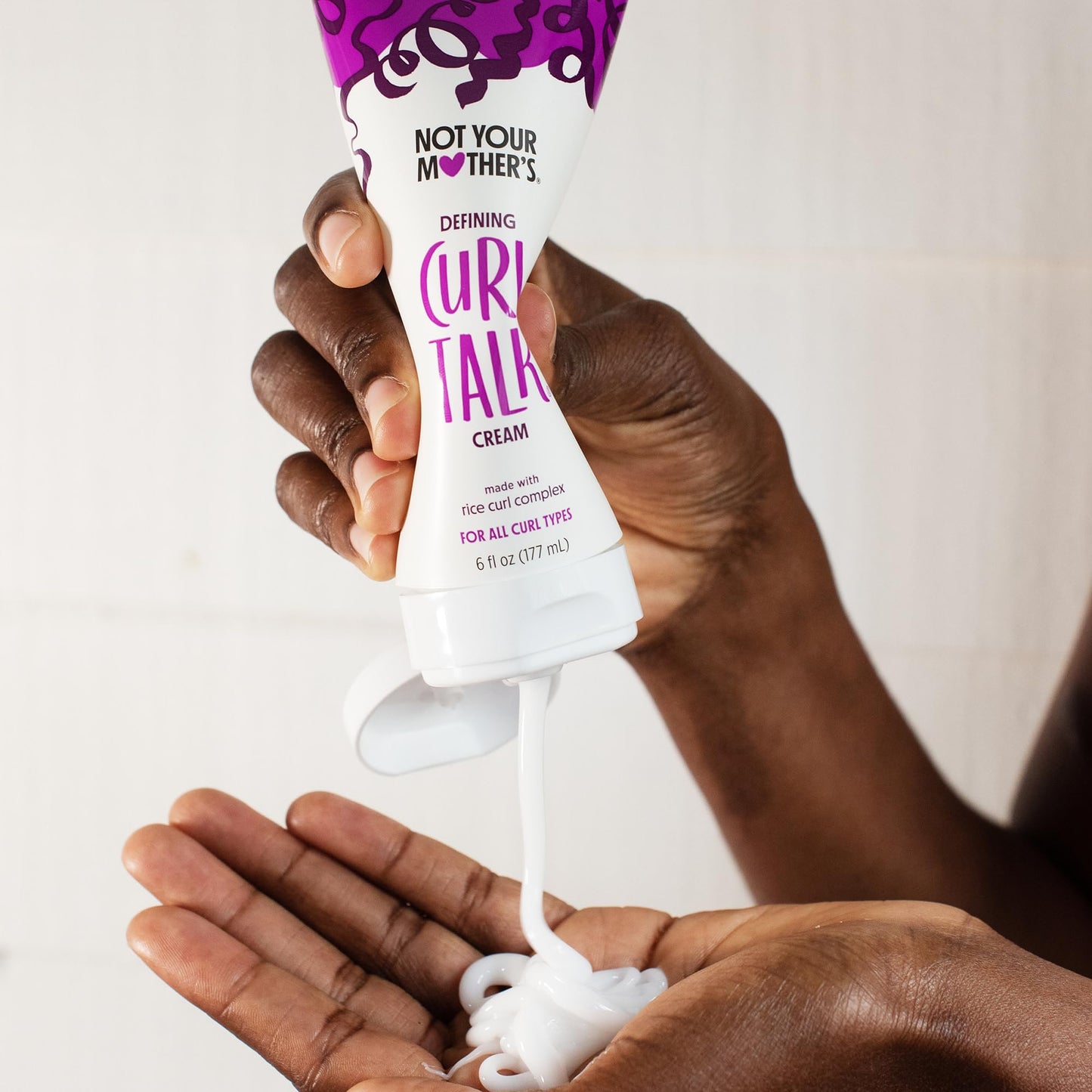 Not Your Mother's Curl Talk Frizz Control Sculpting Gel, Defining Cream, and Refreshing Curl Foam (3-Pack) - 6 fl oz - Formulated with Rice Curl