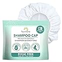 No Water Rinse Free Shampoo Cap by Nurture | Microwavable Hair Washing & Conditioning Shower Caps | Waterless Bathing | Disposable & Hypoallergenic