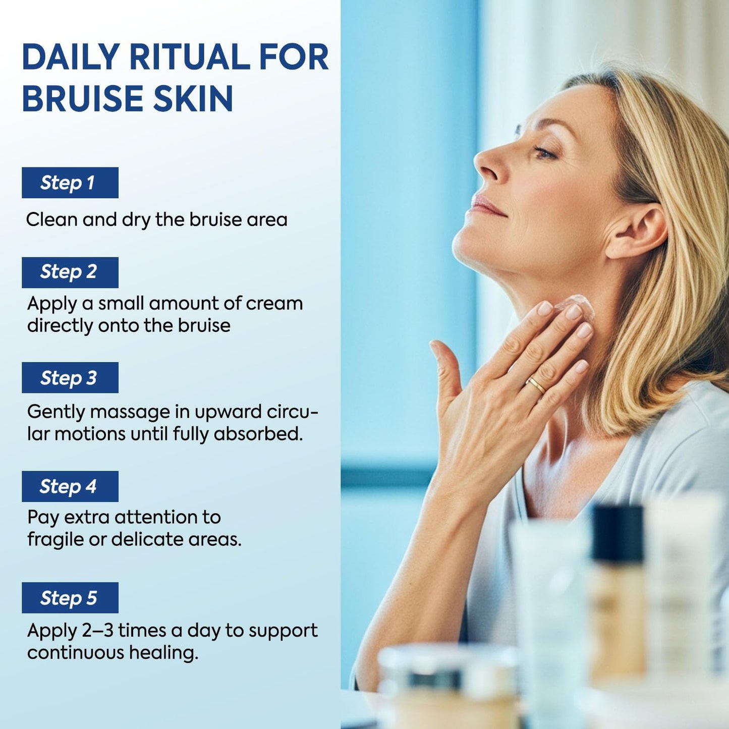 Arnica Bruise Cream Extra Strength for Thin & Sensitive Skin, 4 oz Beauty and Personal Care MURASAKI BEAUTY