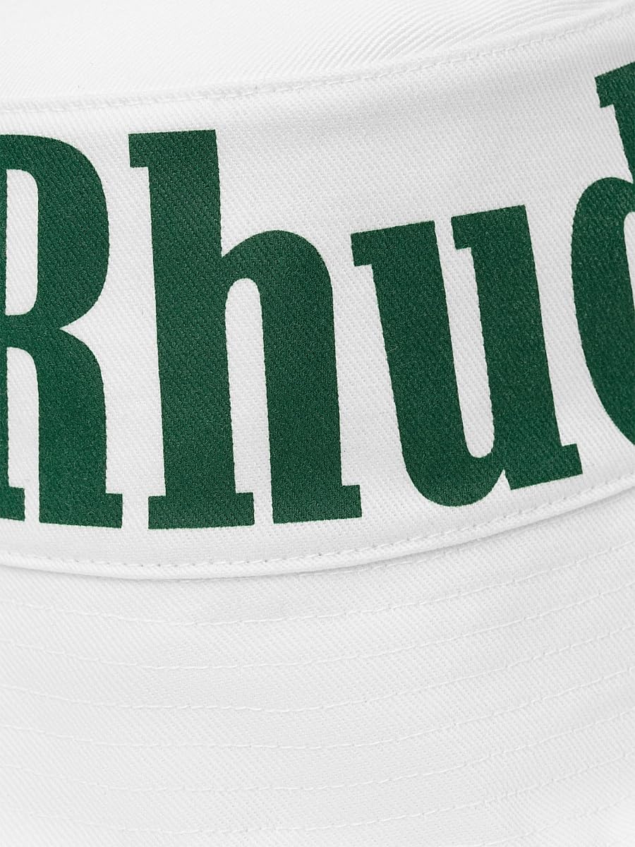 Rhude, Logo Bucket Hat, Off White Green