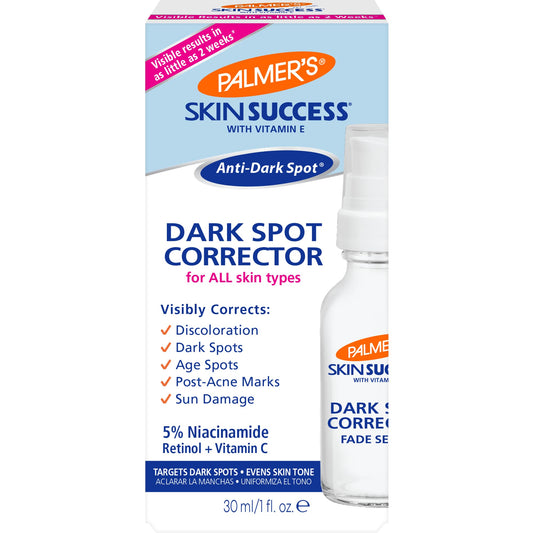 Palmer's Skin Success Dark Spot Corrector Fade Serum with Vitamin E and Niacinamide, Helps Reduce Dark Spots and Discoloration, Facial Serum