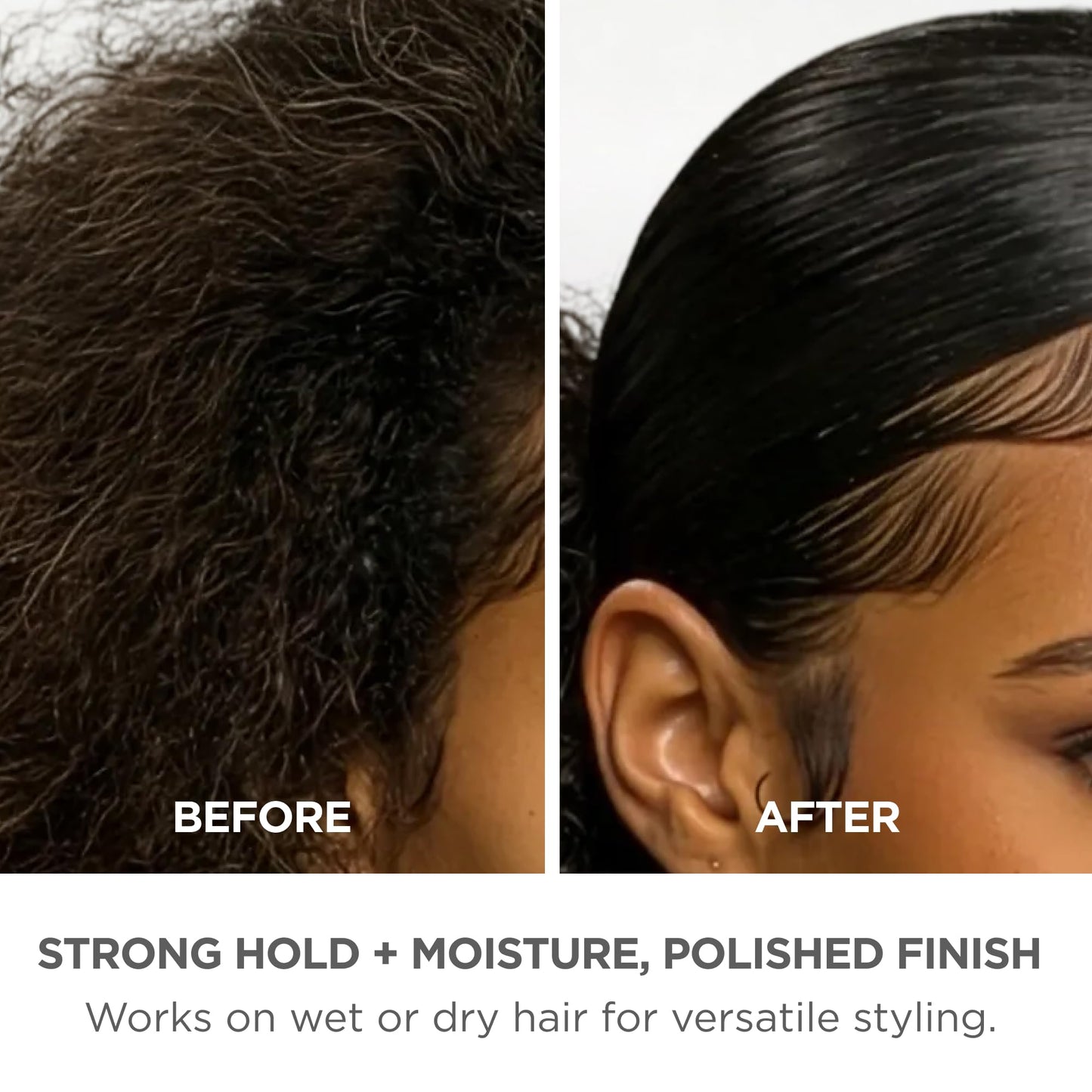 Style Factor EDGE BOOSTER Strong Hold Moisturizing Pomade - Keratin Argan & Chia Seed Oil Formulated Styling Gel for Hydration, High Shine, Edge