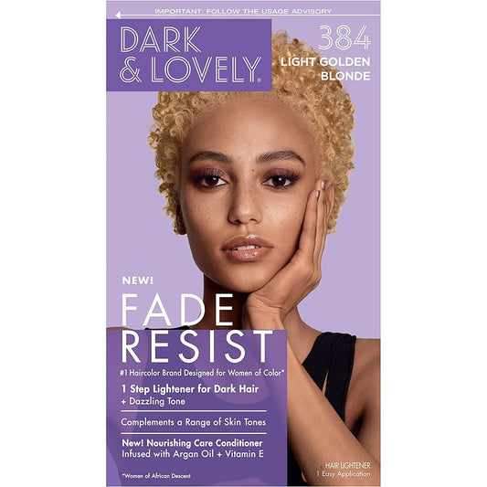 Dark & Lovely Color #384 Light Golden Blonde (Pack of 6)