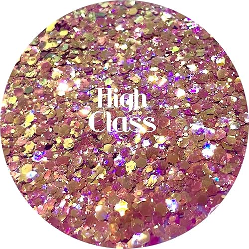 Pink Polyester Glitter | Craft Glitter | Glitter for Arts & Crafts | Tumblers | Cosmetics | Nails | Epoxy Resin Art | Slime | DIY | Body Glitter | 1