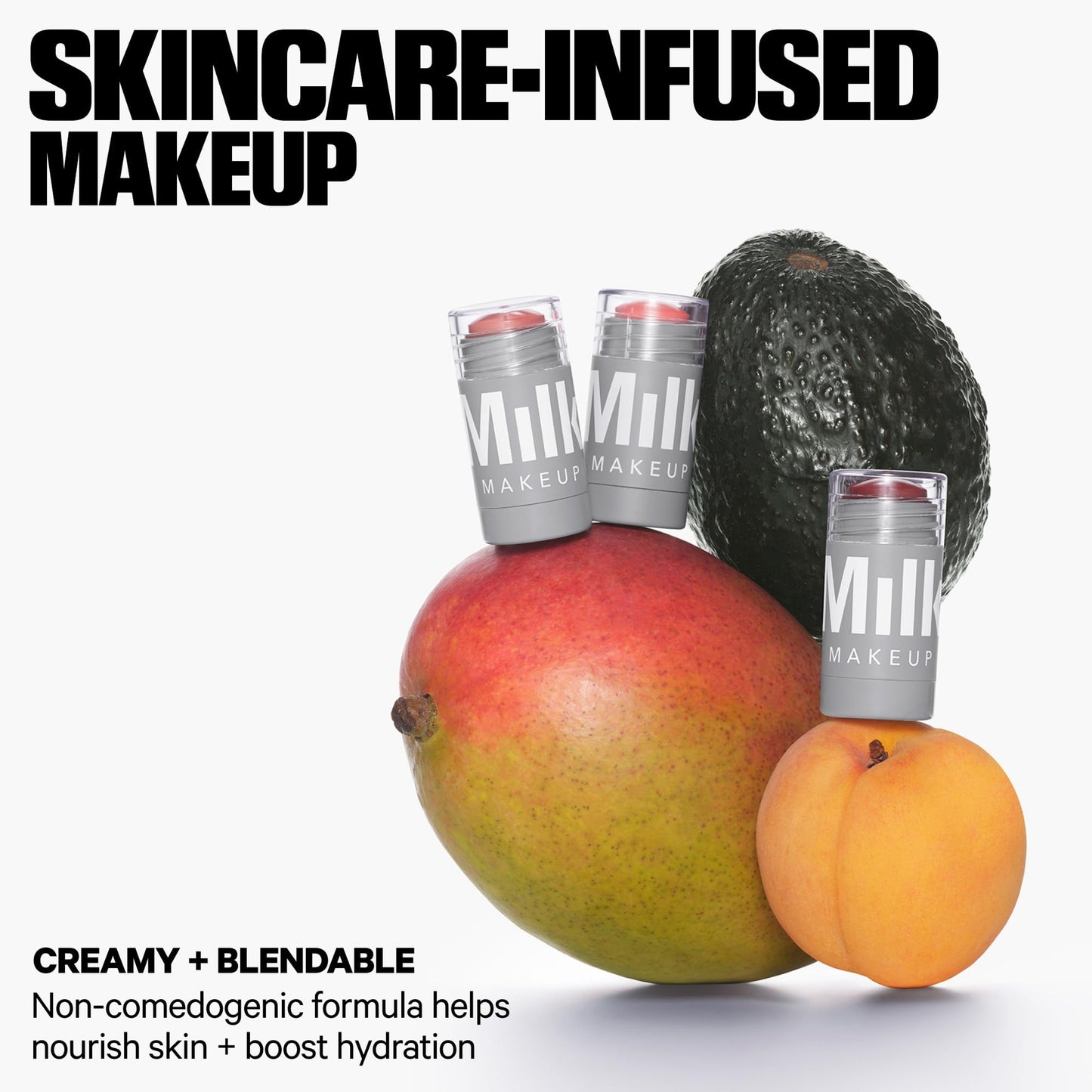 Milk Makeup Lip + Cheek Stick - Buildable Cream Blush + Lip Color w/Hydrating Mango Butter + Avocado Oil for a Natural Flush - Long-Lasting, Multiuse Beauty and Personal Care Milk Makeup