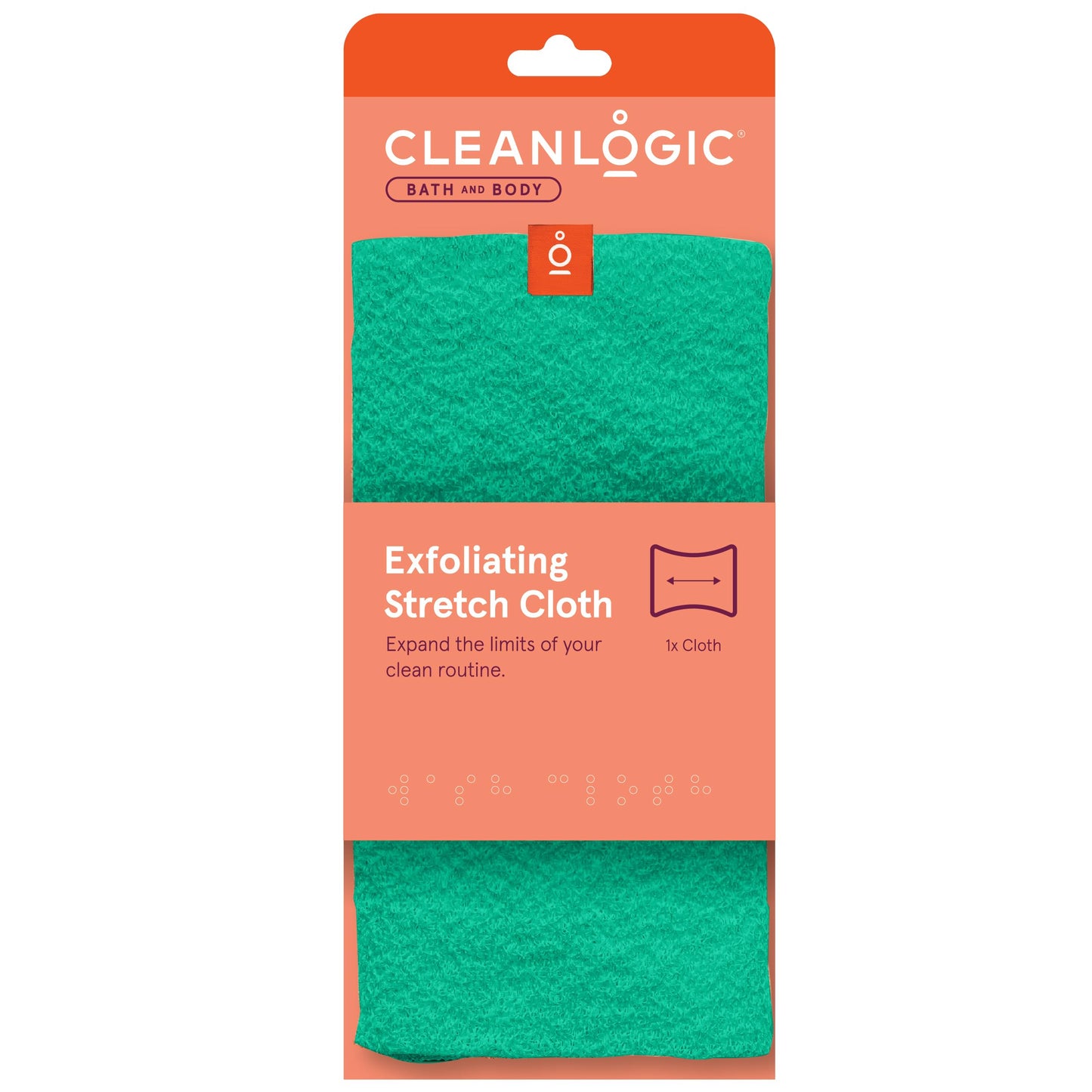 Cleanlogic Stretch Bath & Shower Cloth, 1 Count