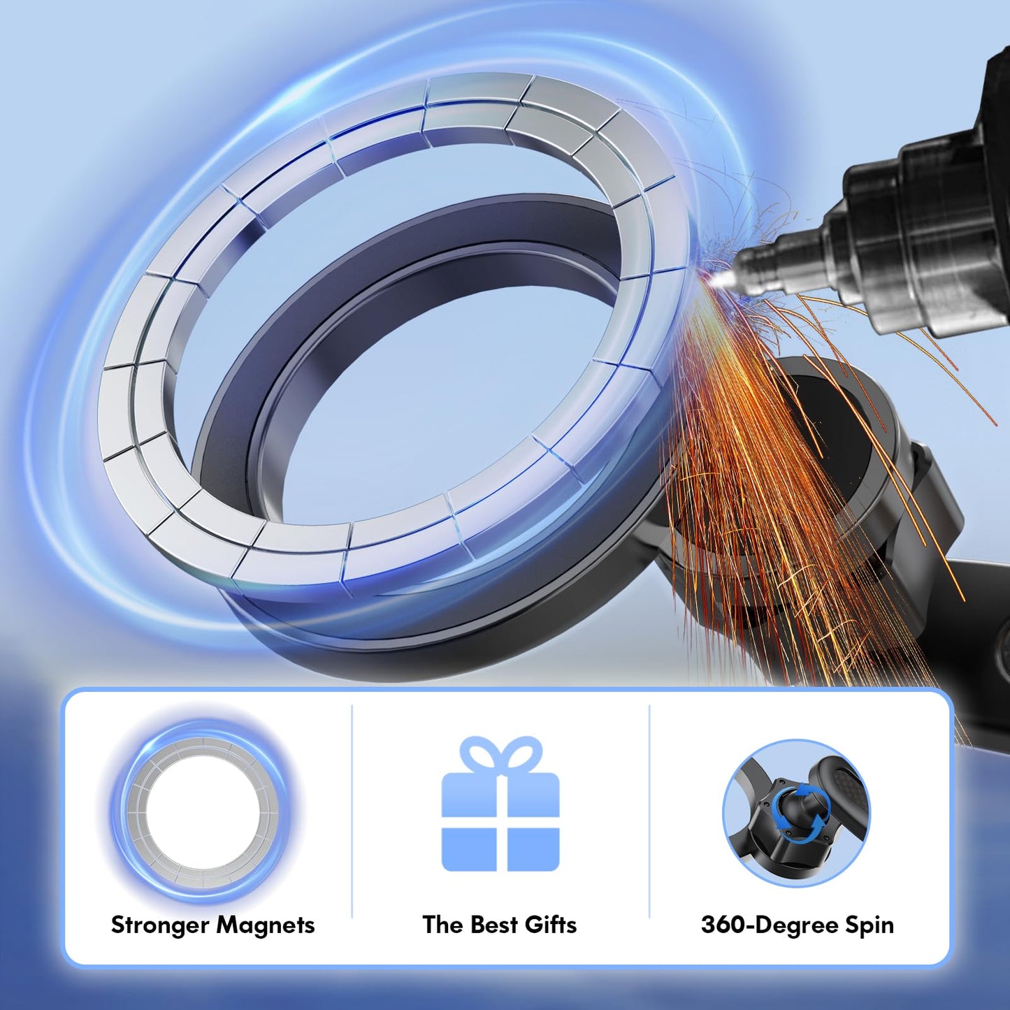 Tesla Phone Mount, for MagSafe Car Mount, 【Strongest Magnet Power】 Magnetic Car Phone Holder for Tesla 3/Y/S/X Accessories Screen, Fits All Phone…