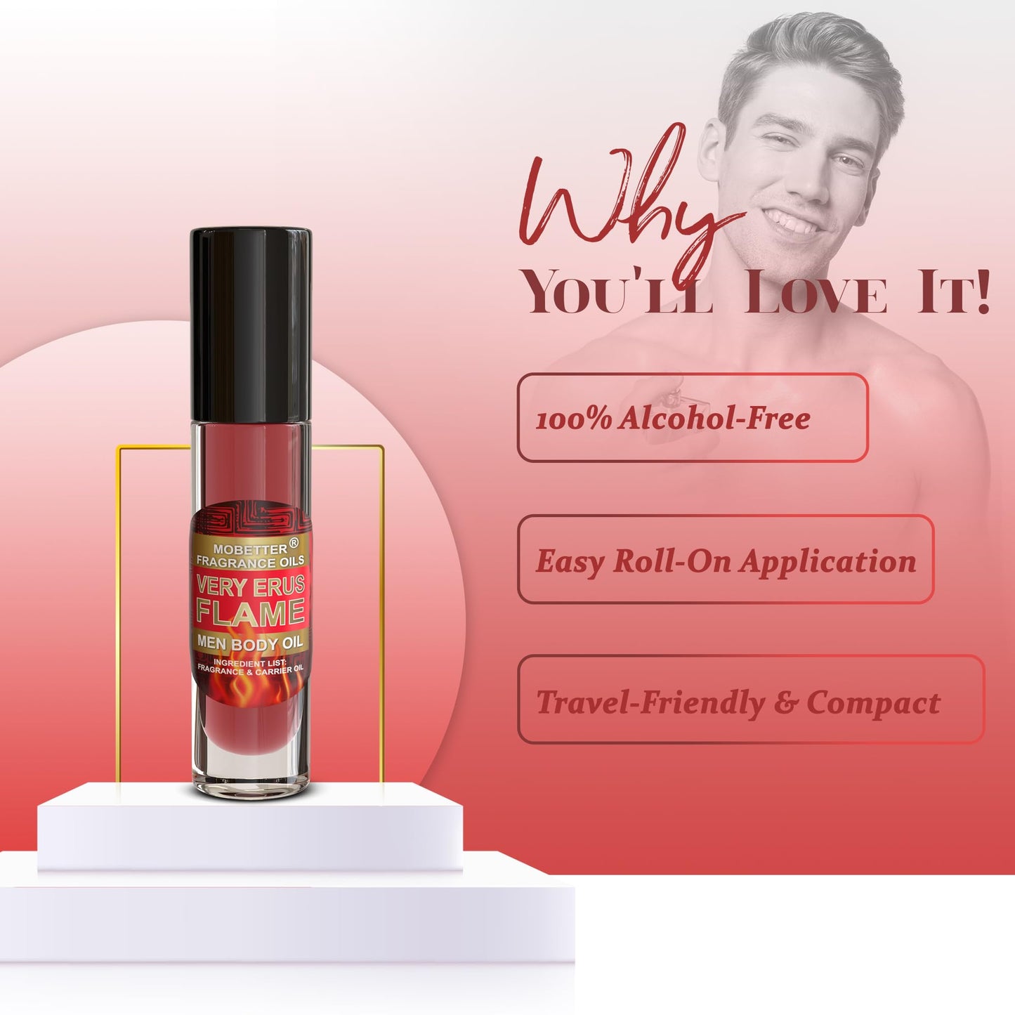 MOBETTER FRAGRANCE OILS Very Erus Flame Men Body Oil Beauty & Personal Care MOBETTER FRAGRANCE OILS