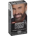 JUST FOR MEN Touch of Gray Mustache & Beard Hair Treatment, Dark Brown & Black 1 ea (Pack of 10)