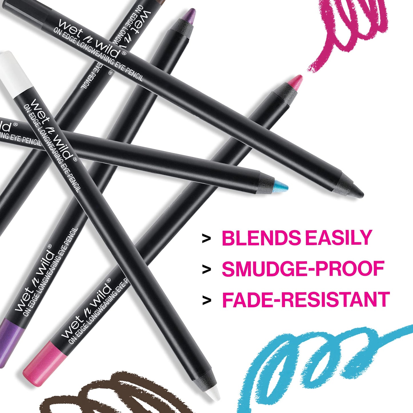wet n wild On Edge Longwearing Eye Pencil, You're the Yin, 0.04 Fluid Ounce