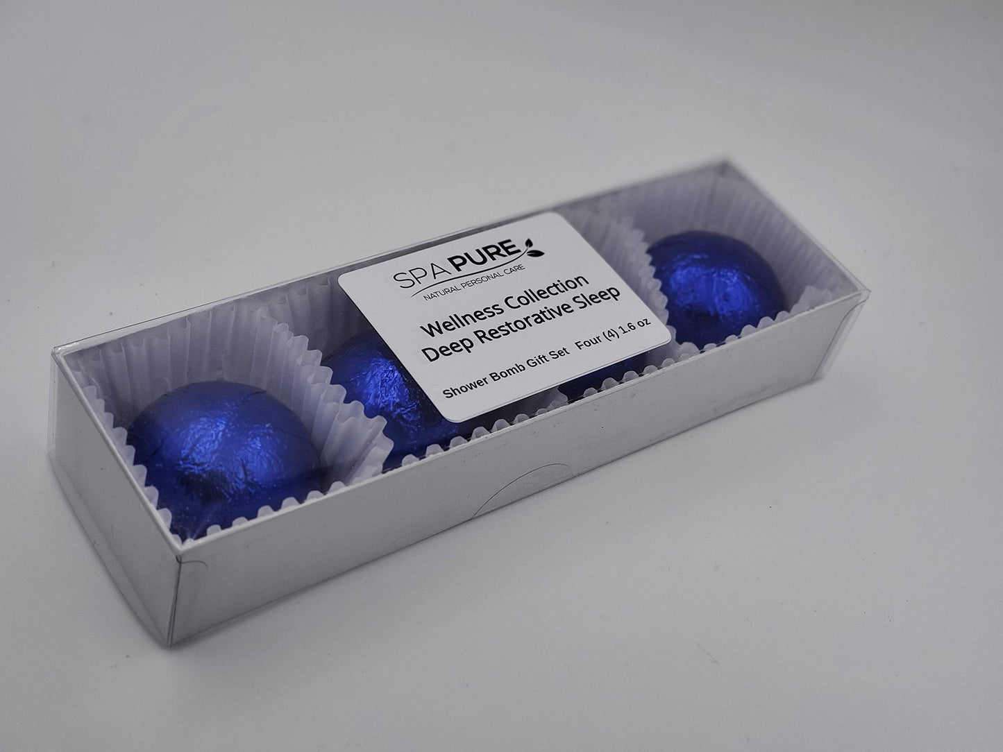 Spa Pure DEEP Restorative Sleep Aromatherapy Shower Steamers Bombs - Shower Bombs with Essential Oils - Unisex Bath Melts - Self Care and Relaxation…