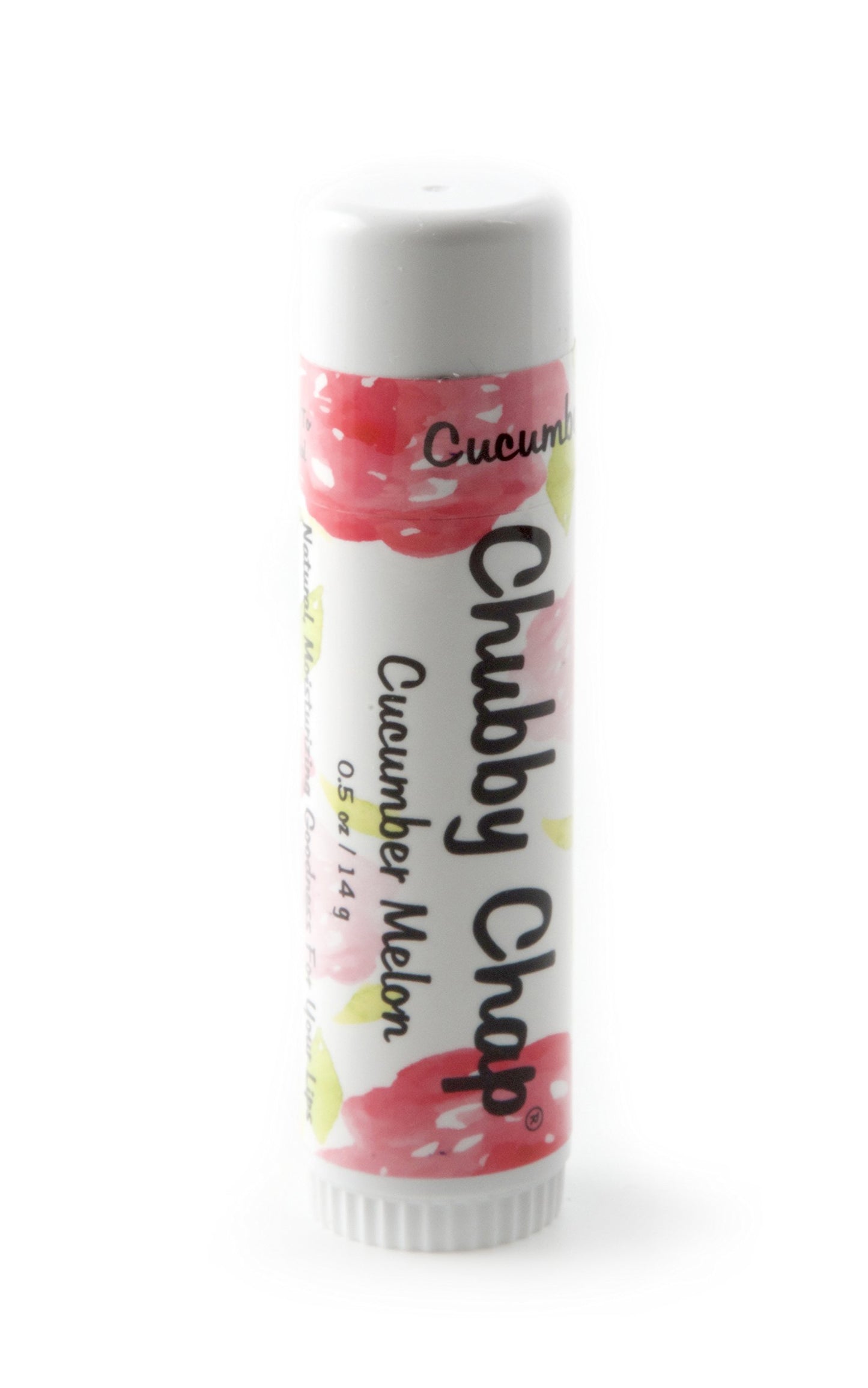 Chubby Chap - Large Jumbo Natural Lip Balm- 0.5 Ounces Cucumber Melon