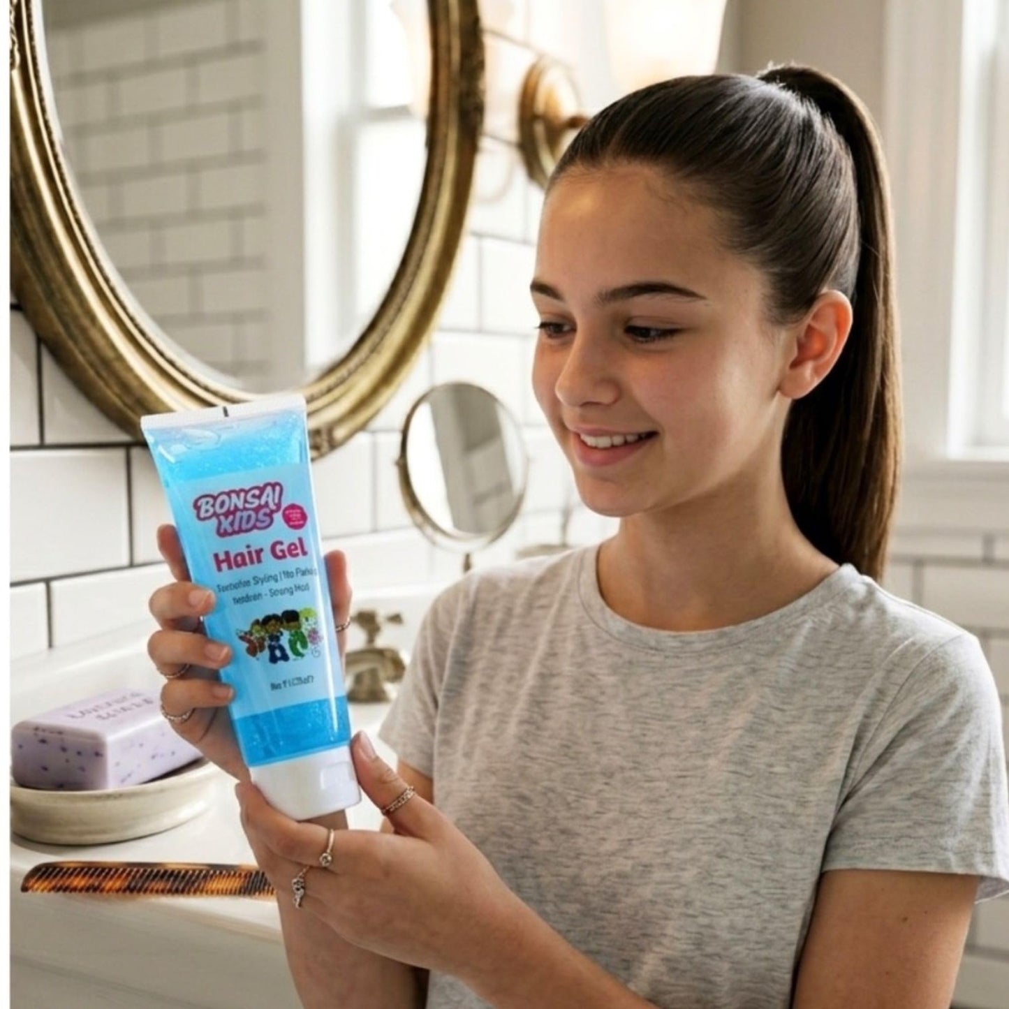 Bonsai Kids Hair Gel, 8 oz