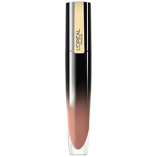 L'Oreal Paris Brilliant Signature Shiny Lip Stain Lipstick, Be Determined 0.21 Fl Oz.