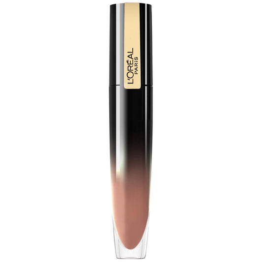 L'Oreal Paris Brilliant Signature Shiny Lip Stain Lipstick, Be Determined 0.21 Fl Oz.
