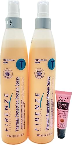 Firenze Professional Thermal Protection Protein Spray (T) 300ml/10.1fl Oz- Pack of 2