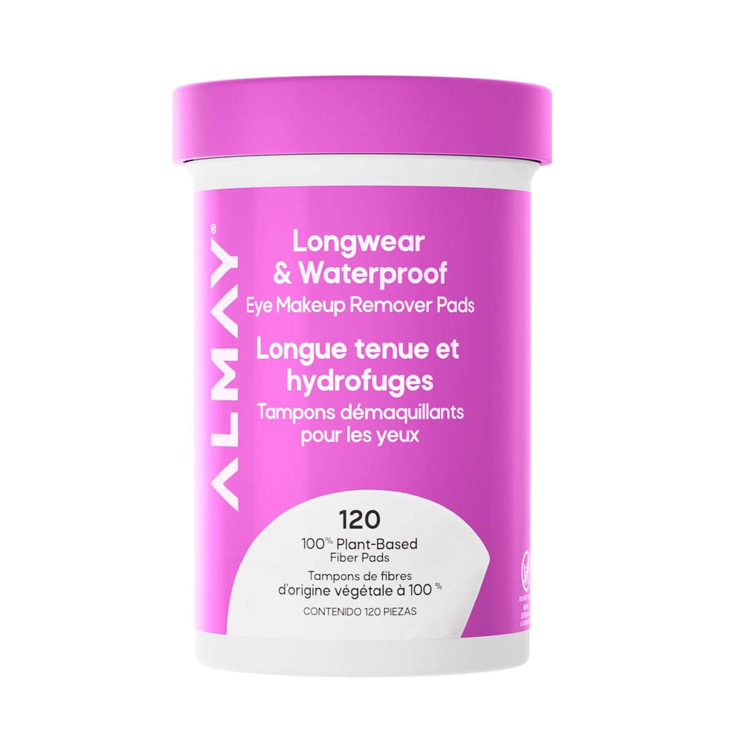 Almay Longwear & Waterproof Eye Makeup Remover Pads, 120 count(Packaging May Vary) Beauty and Personal Care Almay Default Title