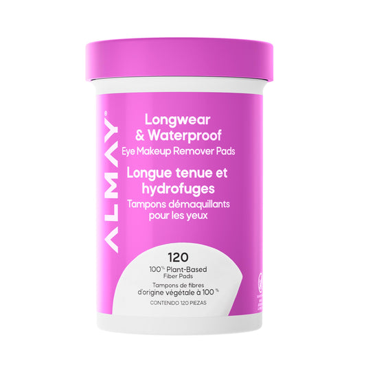 Almay Longwear & Waterproof Eye Makeup Remover Pads, 120 count(Packaging May Vary) Beauty and Personal Care Almay Default Title