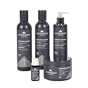 LA PUISSANCE Hydrashine Complete 5?Step Hair Care Kit - Shampoo + Treatment + Mask + Flash Ampoule + Leave?In | Deep Hydration, Shine & Anti?Frizz |
