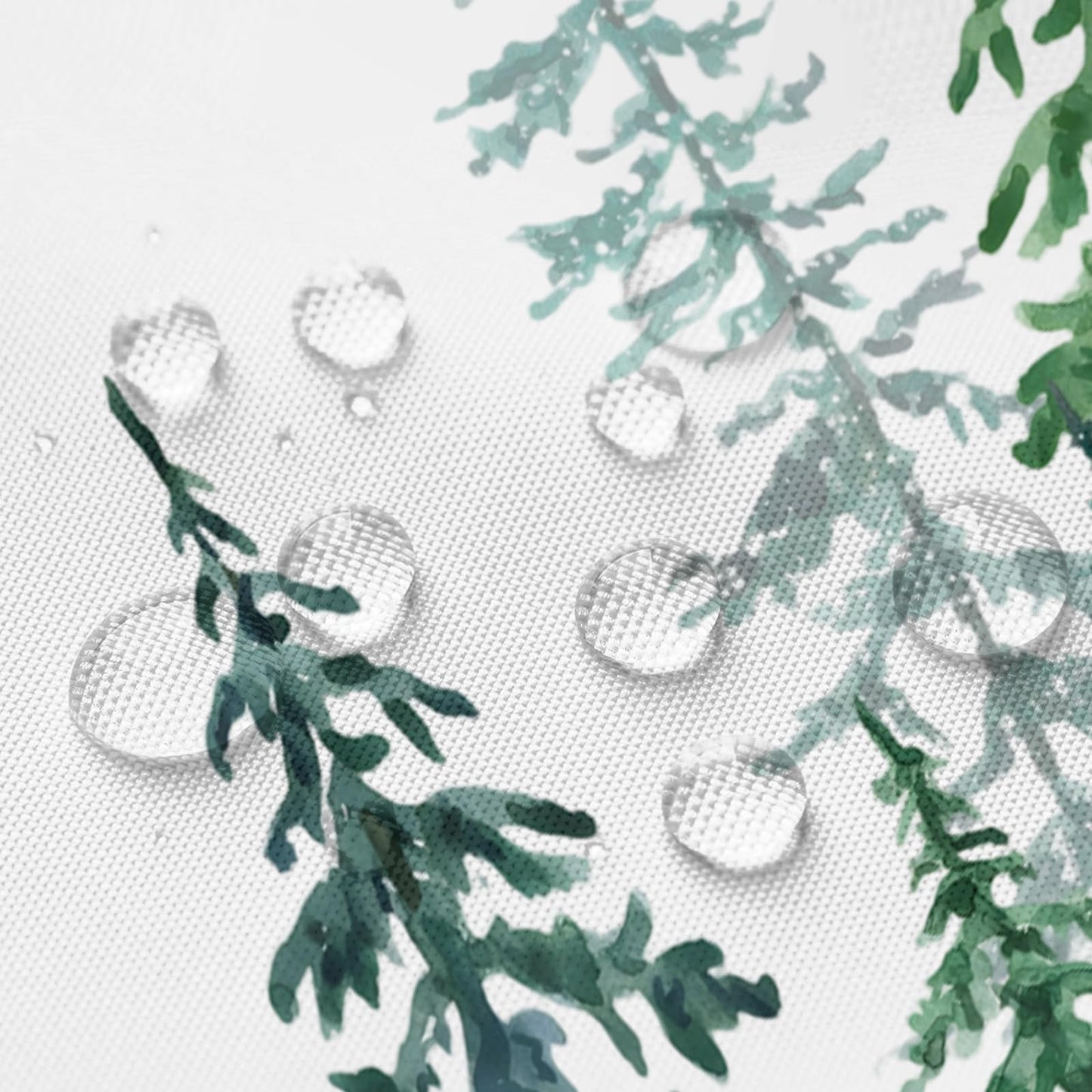 JOOCAR Christmas Shower Curtain Green Tree White Snow Landscape Waterproof Fabric Shower Curtains for Bathroom Farmhouse Rustic Modern Bath Curtain…