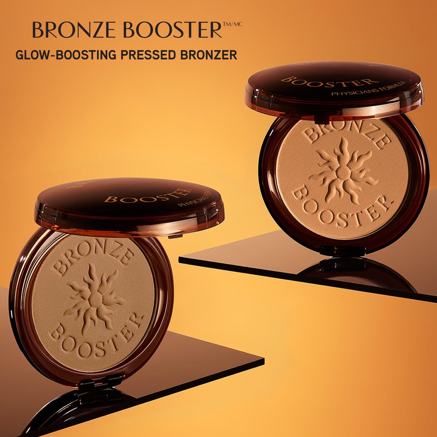 Physicians Formula Bronze Booster Pressed Bronzer - Vitamin-Infused Glow Activators, Mistake-Proof Formula, Natural Finish, Cruelty-Free