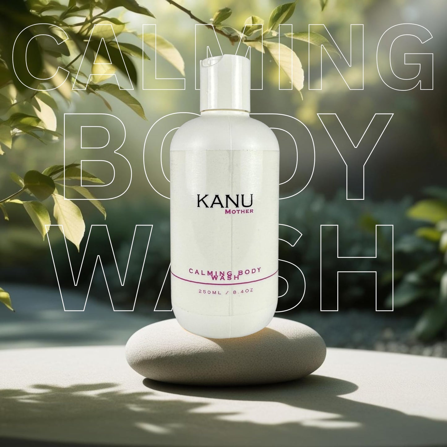 KANU Mother Lavender Calming Body Wash for Pregnancy 8.4 Oz- Soothing & Hydrating- Natural Prenatal Skincare for Relaxation and Stress Relief- Basket Beauty & Personal Care KANU