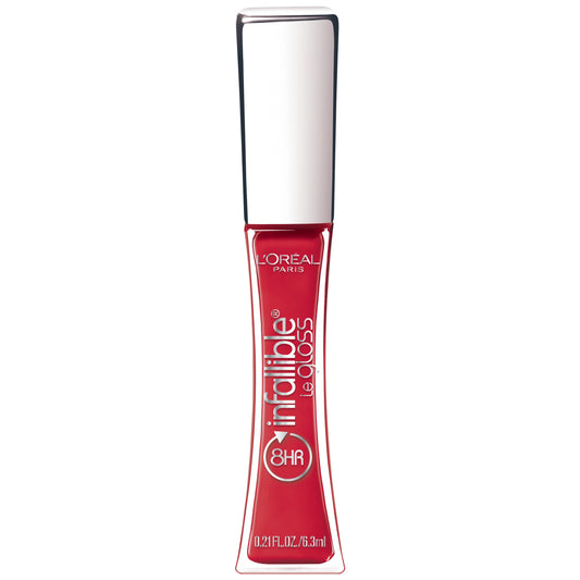 L'Oréal Paris Infallible 8 HR Pro Gloss, Red Fatale, 0.21 fl. oz. Beauty & Personal Care L'Oreal Paris