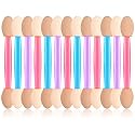 MORGLES 50Pcs Disposable Eyeshadow Brushes, Dual Sides Eyeshadow Sponge Applicators, Sponge