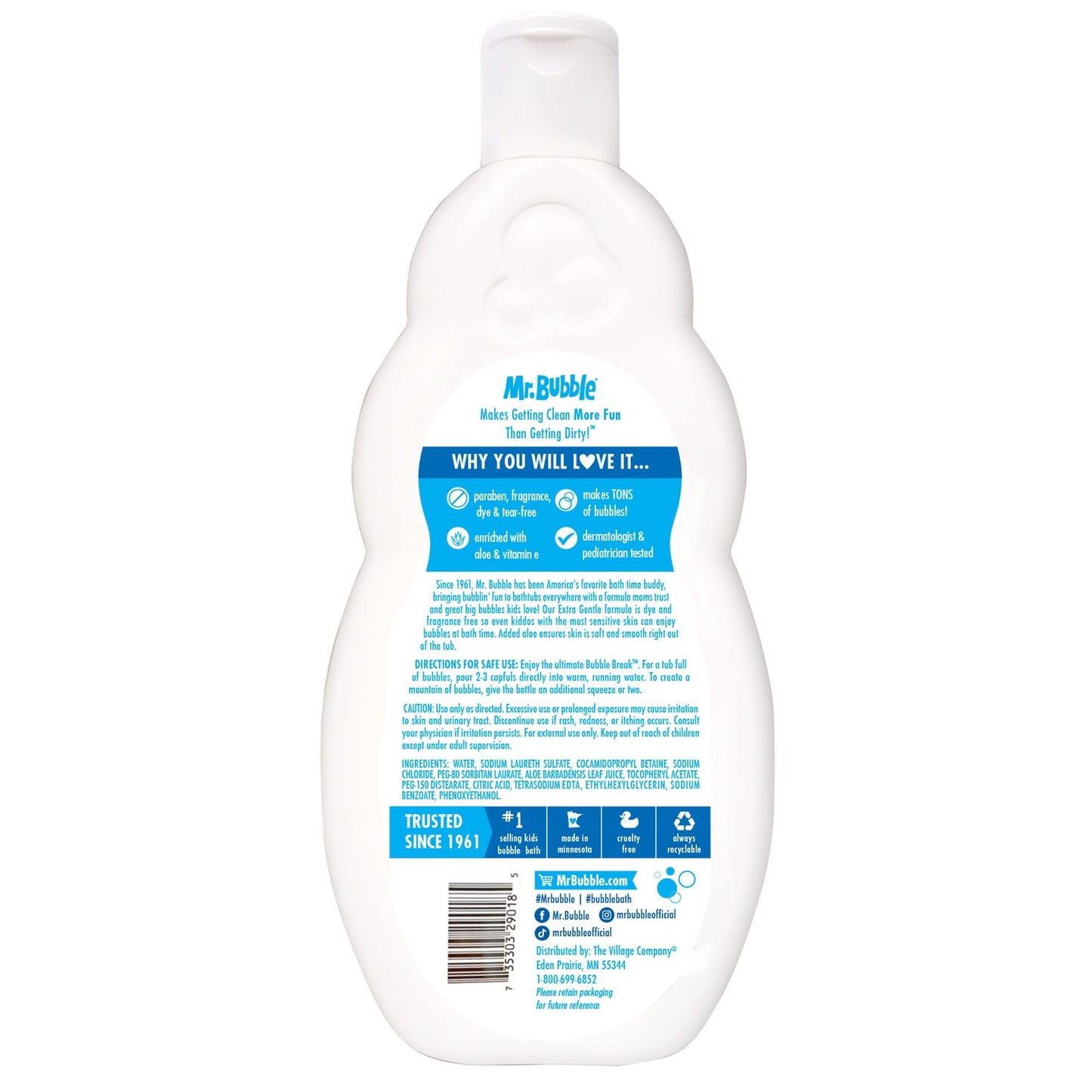 Mr. Bubble Bath Extra Gentle (Pack of 4)