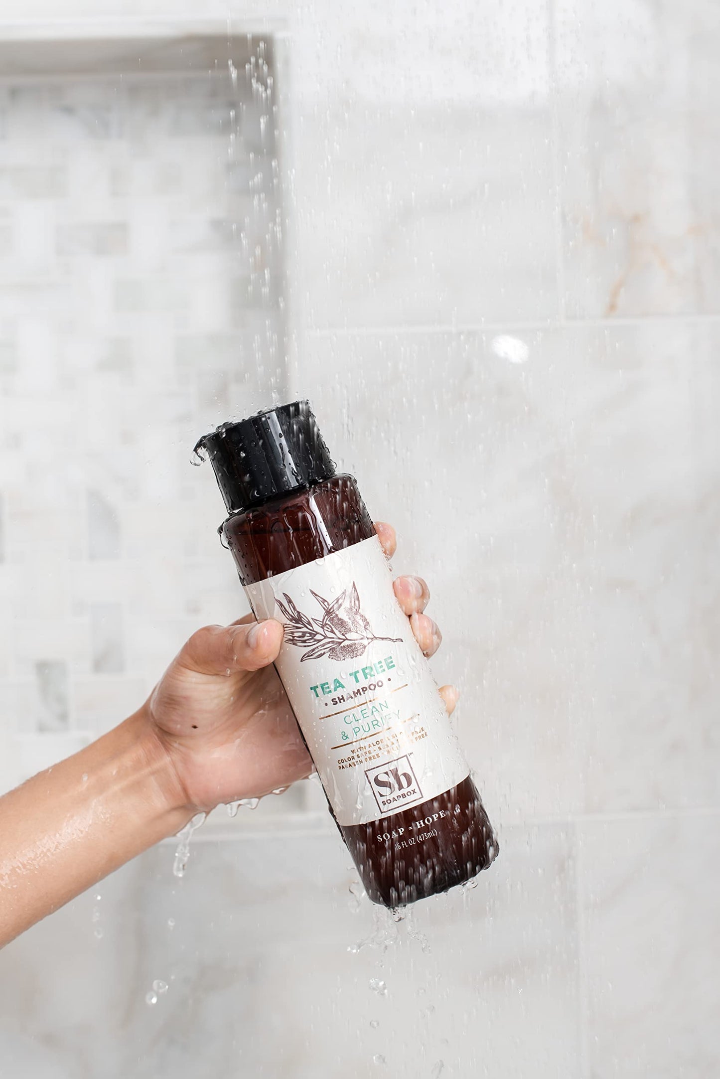 SoapBox Tea Tree Clean & Purity Hair Shampoo, 16 Oz